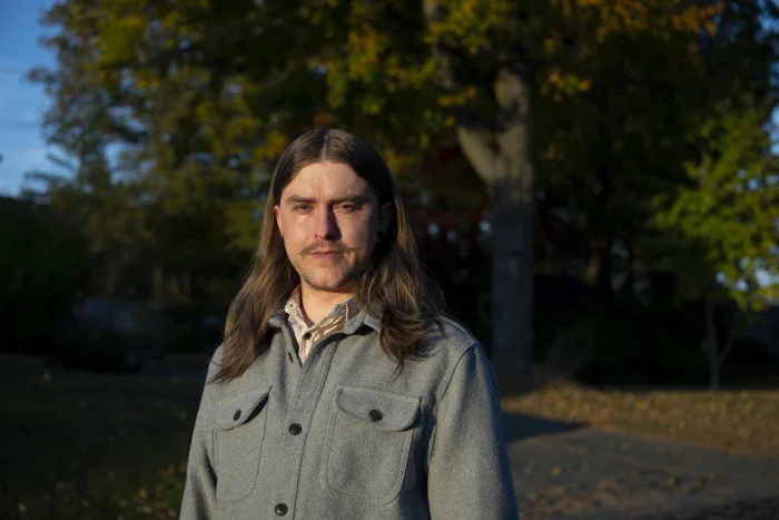 Kendrick Gaussoin near his home in Winsted, Connecticut. Under a Biden-era change, Gaussoin