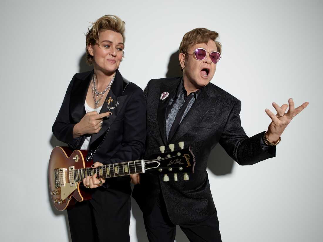 Singer/songwriters Brandi Carlile and Elton John