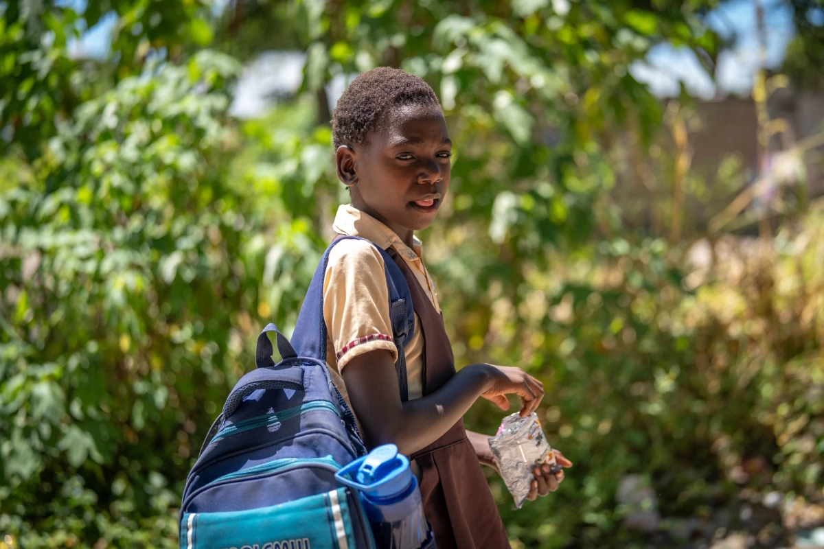 Diana dreams of becoming a doctor, with a white coat and stethoscope, so that she can help care for others.