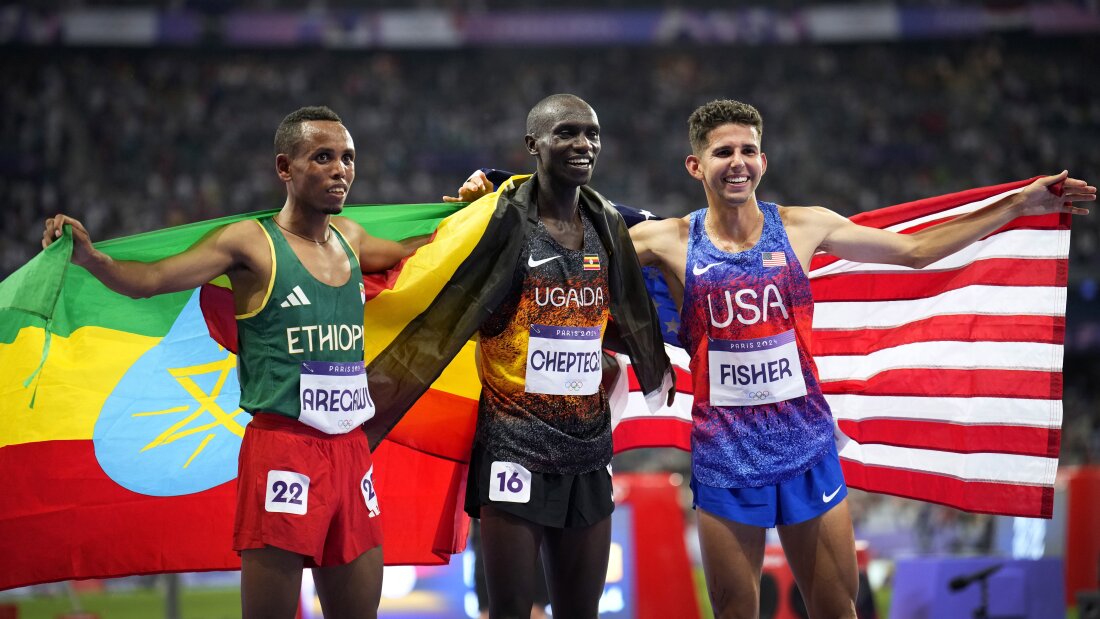 Uganda&rsquo;s Cheptegei breaks Olympic record in distance race, U.S. 