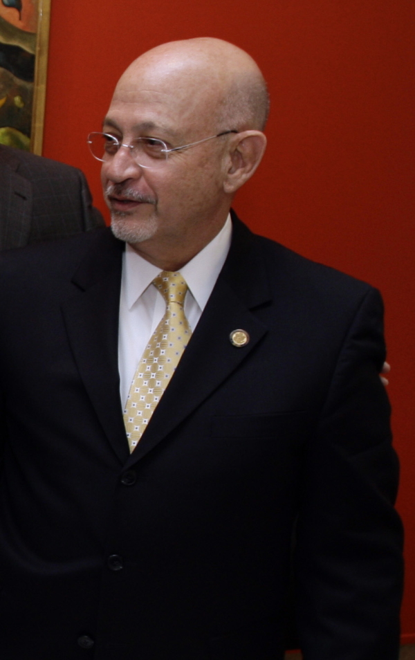 Chief U.S. District Court Judge José Fusté attends a press conference in San Juan, Puerto Rico in 2009.