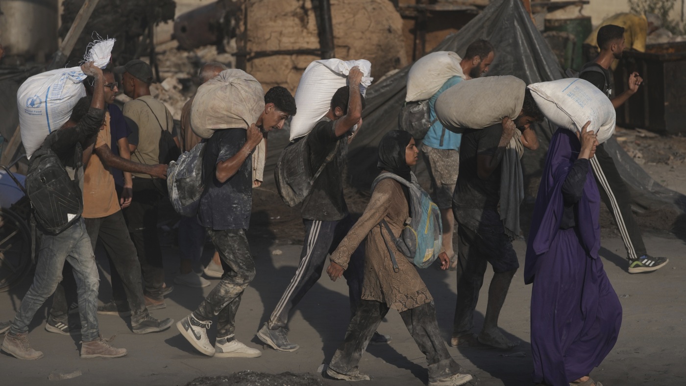 Israel’s army says help airdrops will start in Gaza as starvation grows : NPR