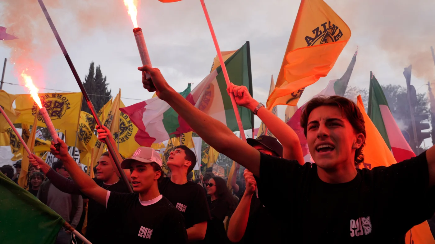 Thousands march in European cities amid unrest