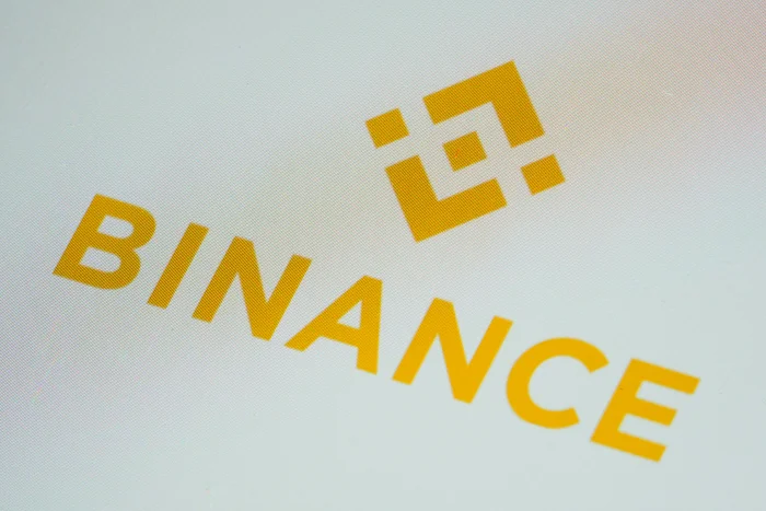 FILE - The Binance logo is seen on a smartphone, Feb. 28, 2023, in Marple Township, Pa.