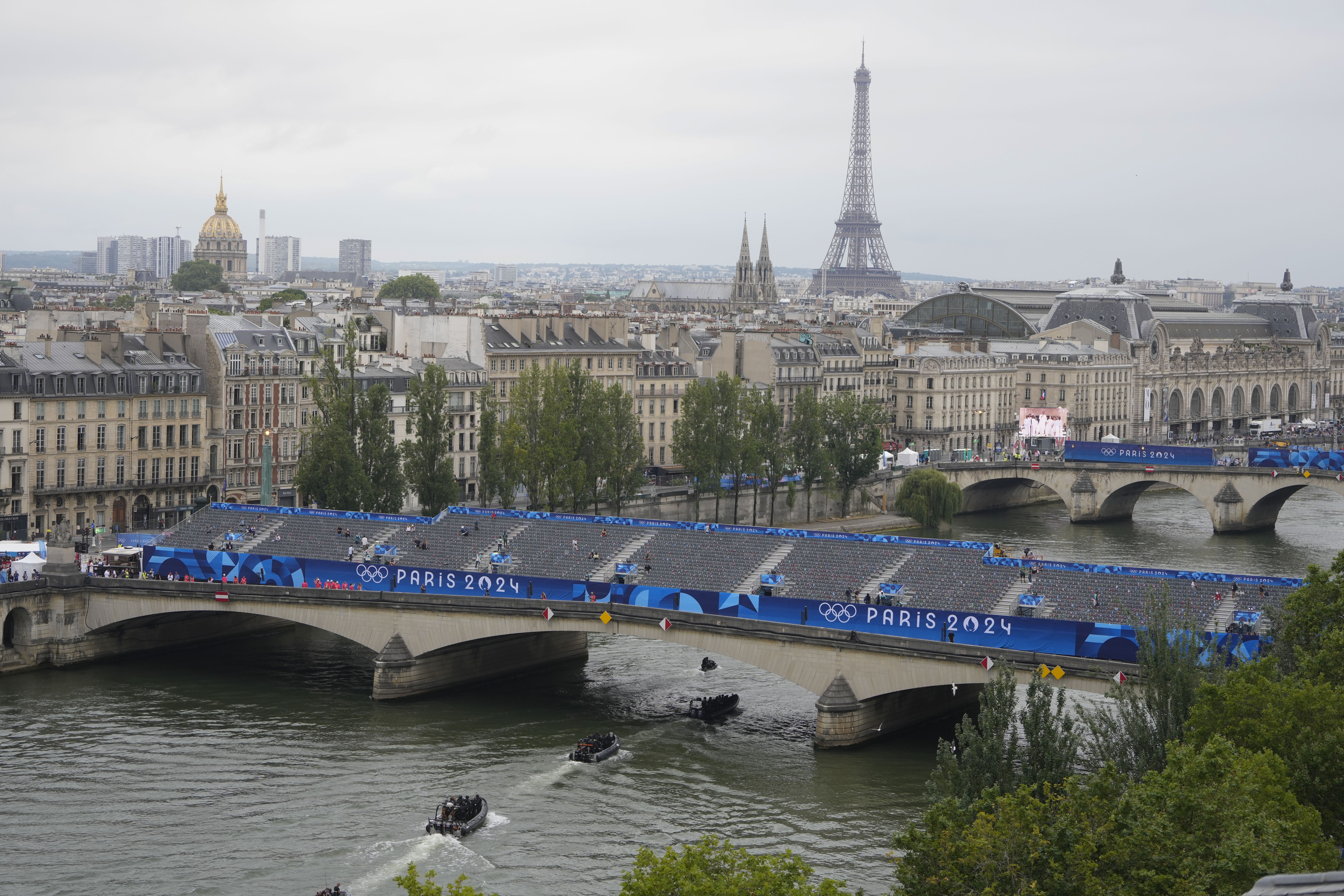 Paris prepares for the Olympic opening ceremony on the River Seine Paris prepares for the Olympic opening ceremony on the River Seine