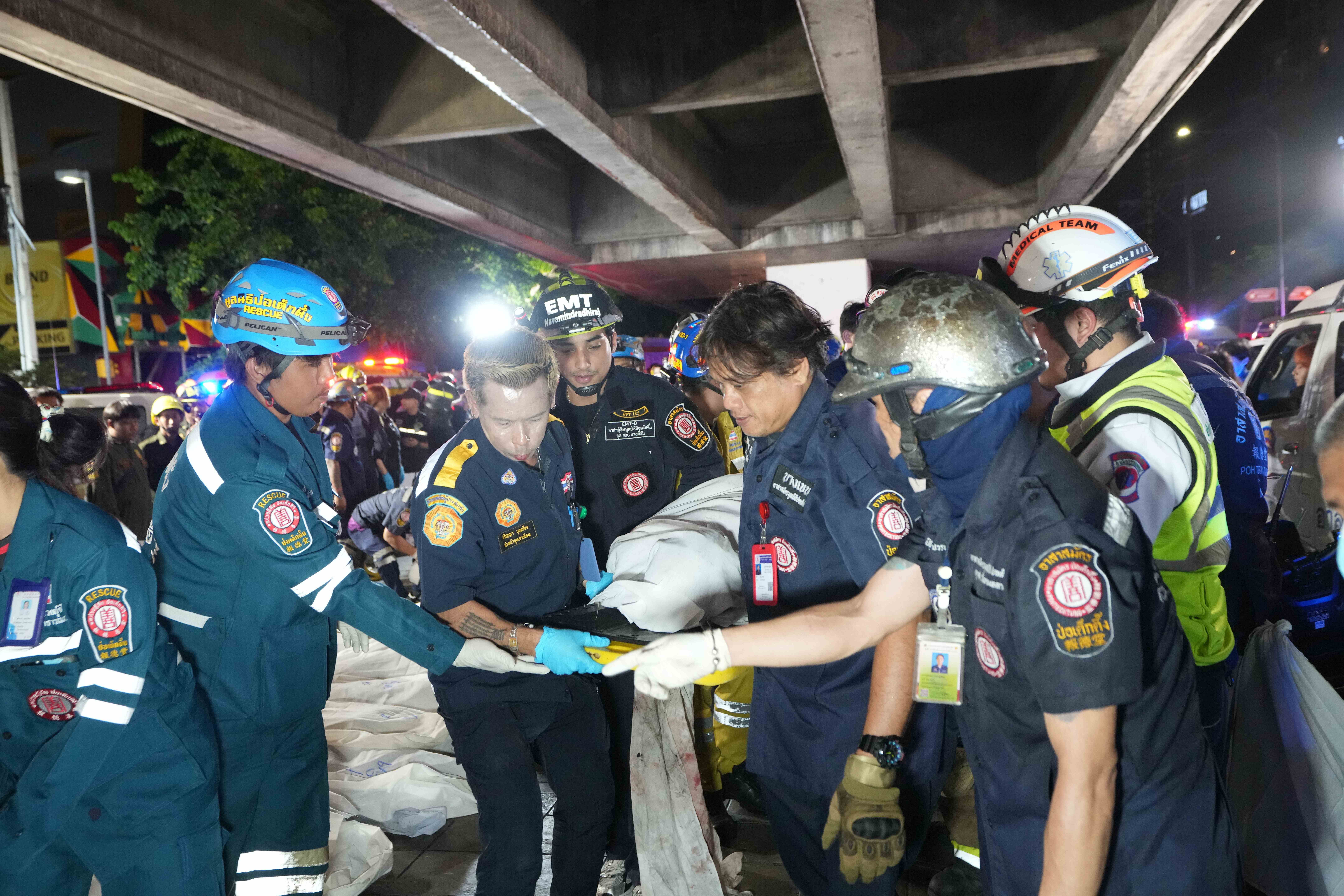 Fire breaks out at a pub in Bangkok, killing at least 27 people, officials say