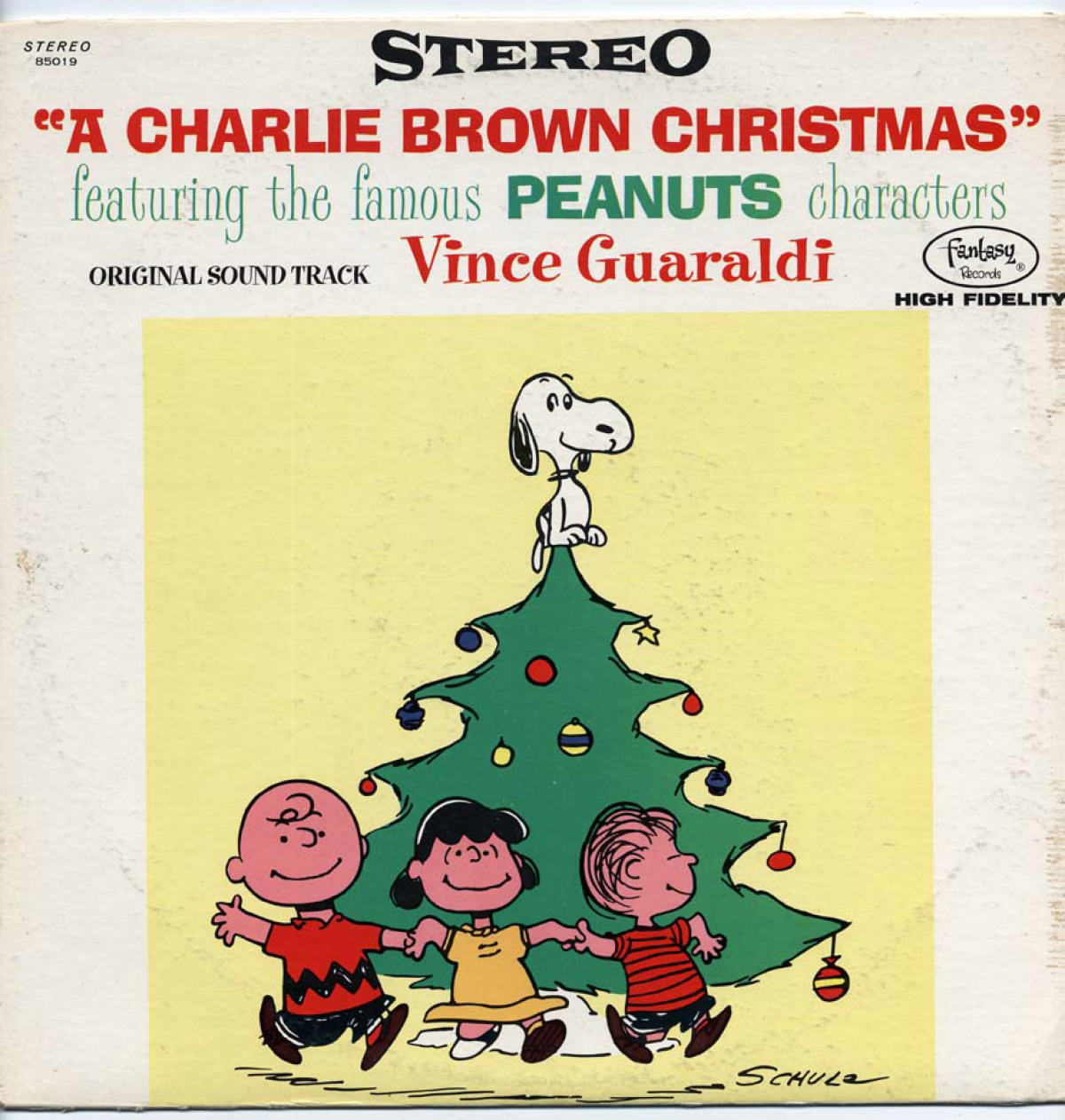 Original soundtrack of A Charlie Brown Christmas, first-edition album, 1965.