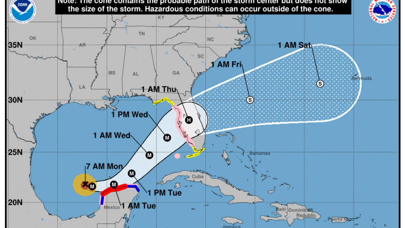 Hurricane Milton reaches Category 4 strength days before it's poised to hit Florida