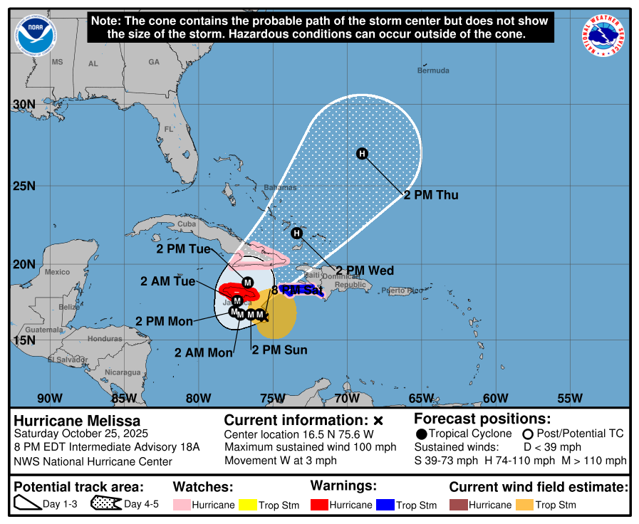 Category 4 Hurricane Melissa threatens catastrophic flooding in Jamaica and Haiti Category 4 Hurricane Melissa threatens catastrophic flooding in Jamaica and Haiti