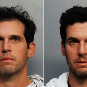 This photo provided by the Miami-Dade Corrections and Rehabilitation Department shows Alon Alexander, left, and Oren Alexander, both of whom have been charged with sex trafficking.