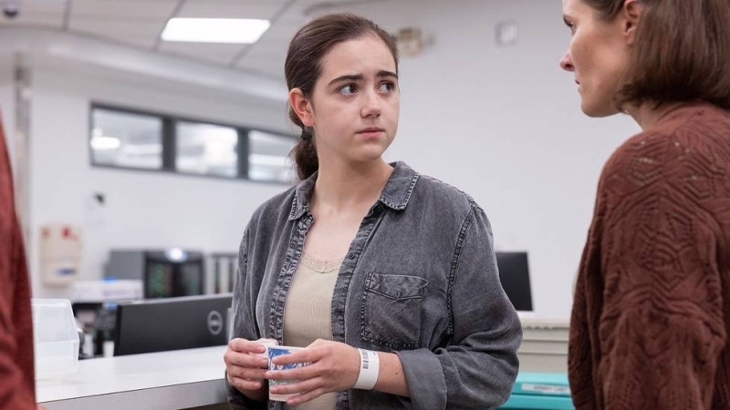 Abby Ryder Fortson portrayed Kristi Wheeler, a teen who came into the hospital for a medication abortion, on The Pitt.