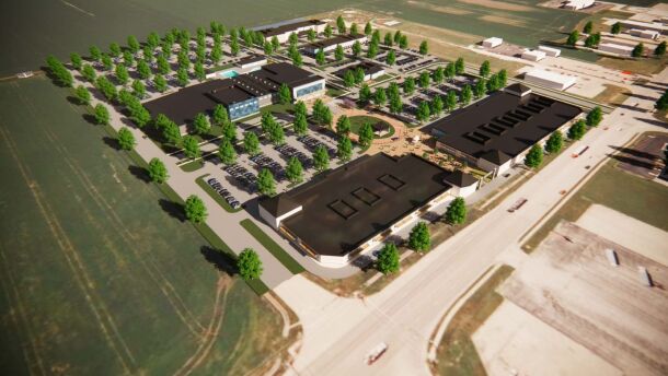 An image of what the complex could end up looking like.