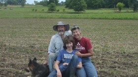 Barney Bahrenfuse and Suzanne Castello run a farm outside of Grinnell, where they have seen their organic practices improve soil health.