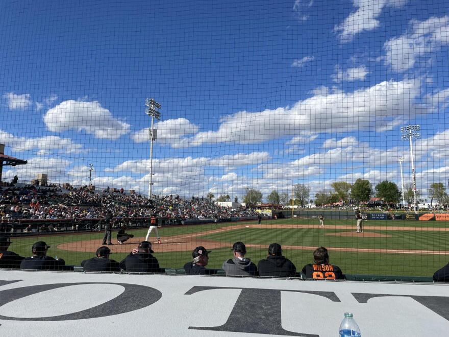 Spring training at Scottsdale Stadium 