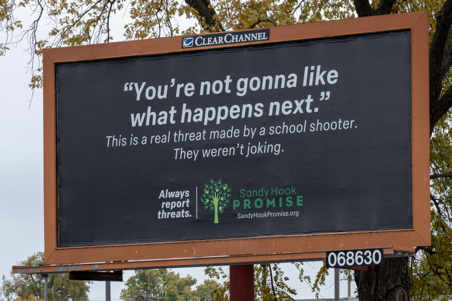 A message from Sandy Hook Promise aims to wake people up to the next gun disaster in St. Paul, Minnesota. 