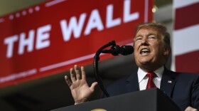 President Donald Trump speaks during a rally in El Paso, Texas, Monday, Feb. 11, 2019. Trump is in Texas to try and turn the debate over a wall at the U.S.-Mexico border back to his political advantage. (Susan Walsh/AP)