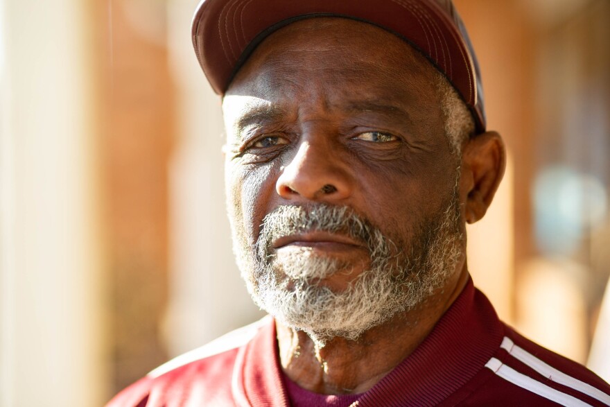 Minister Nathaniel Johnson on Thursday, Feb. 10, 2022, in Spanish Lake, Missouri. Johnson said he was serving a prison sentence after being involved with drugs and crime since 11. “I didn’t have a plan,” he said. “But God’s grace and mercy is the only possible way this happened for me.” After being in prison for over 20 years, Johnson changed his life and started helping those going through opioid addiction through ministry in the St. Louis region.