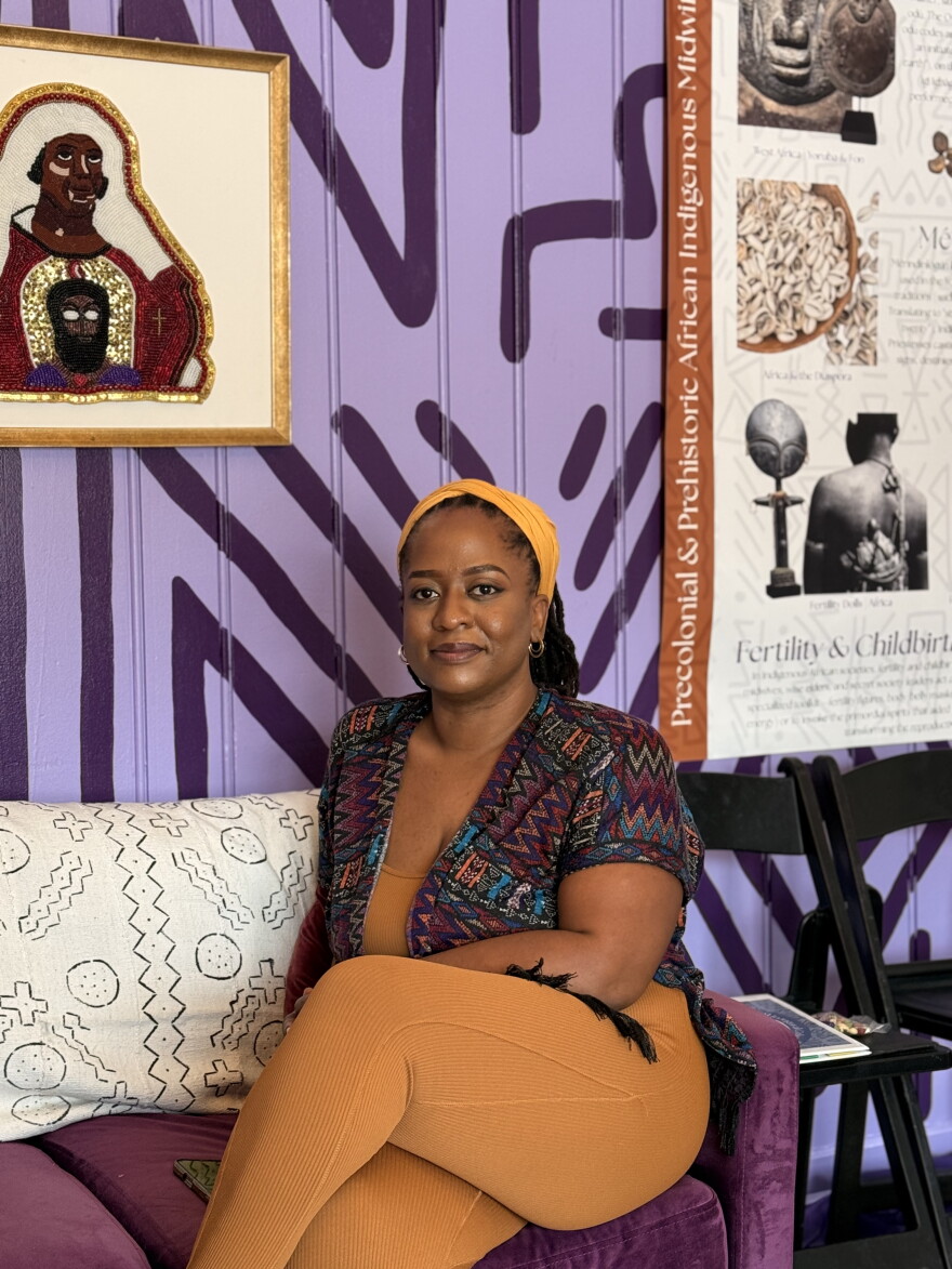 Antonia Cage is one of 13 members of Okunsola's School of Traditional Midwifery's first cohort. Missouri's first midwifery school opened this month in Ferguson.
