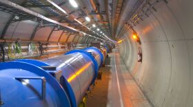 The Large Hadron Collider uses superconducting magnets to smash sub-atomic particles together at enormous energies.