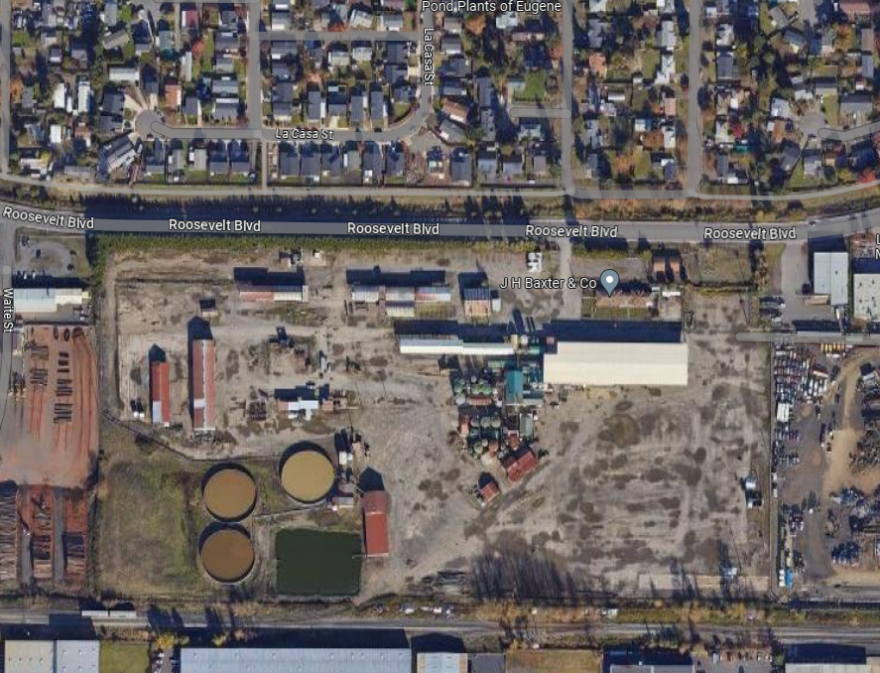 Satellite view of closed plant.