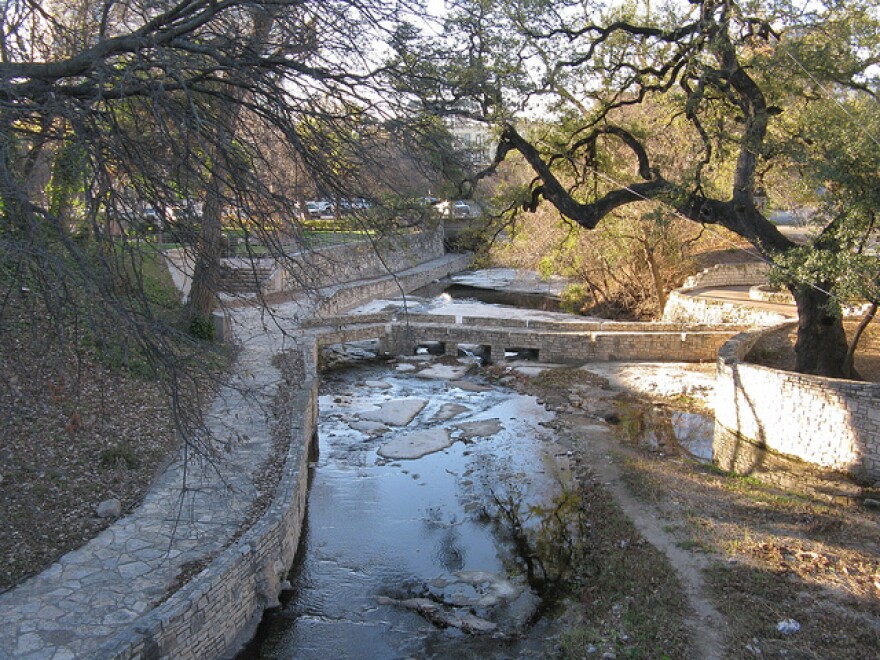 Slated for redevelopment, Waller Creek is expected to transform from trashy to classy.