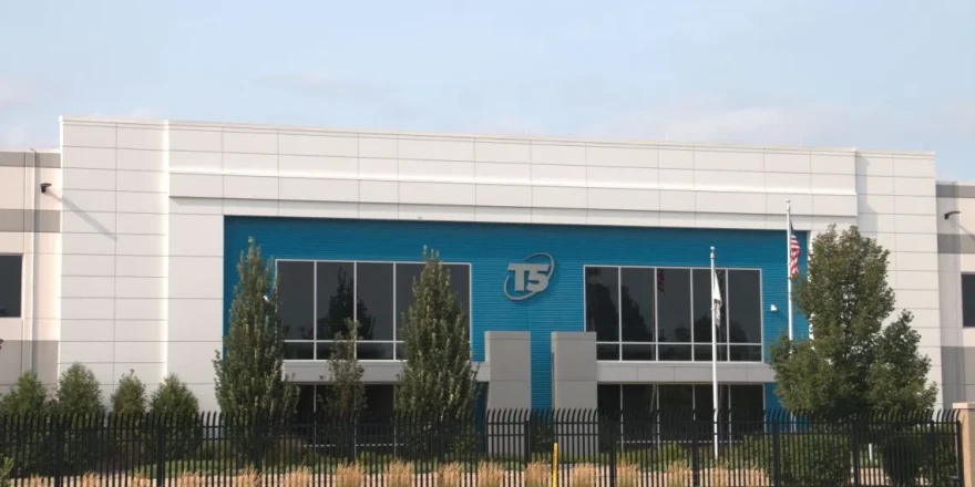 A data center in Elk Grove Village is pictured.