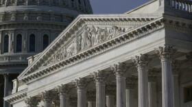 Sunlight shines on the U.S. Senate wing of the Capitol building on Capitol Hill in Washington, Wednesday, Oct. 27, 2021. 