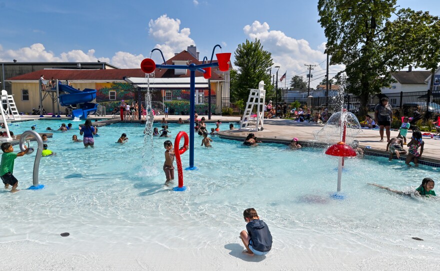 The City of Scranton opened the updated pool at Weston Field this summer.