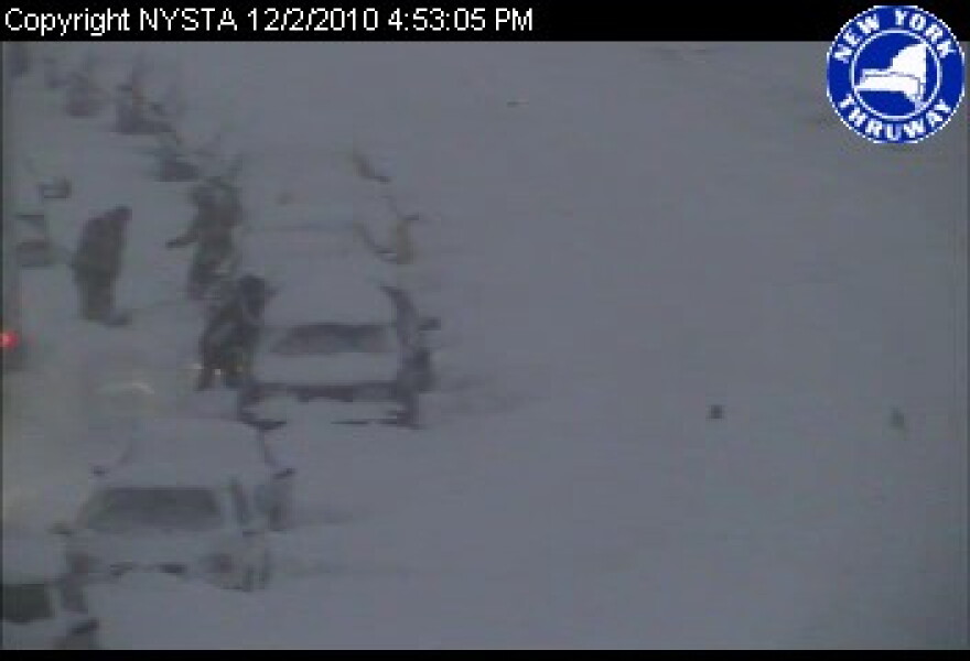 Stranded Thruway drivers