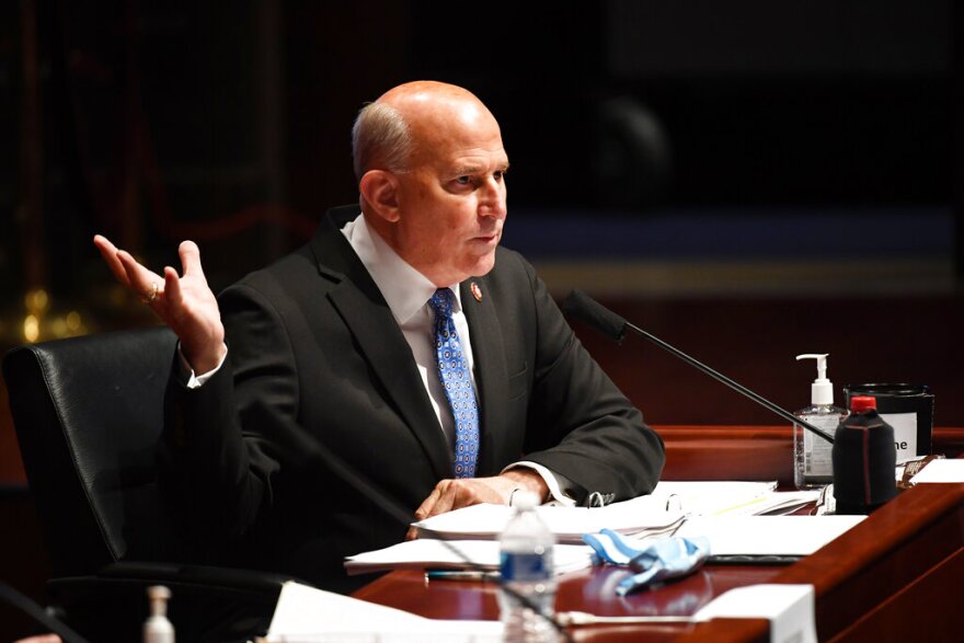 Rep. Louie Gohmert, R-Texas, questions Attorney General William Barr during a House Judiciary Committee hearing Tuesday.