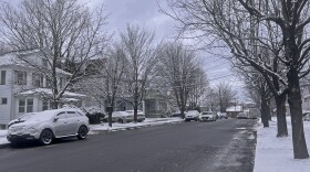 The Feb. 22-23 snowstorm appeared to fall short of predictions in many areas of Northeast Pennsylvania, as here on South Main Street in Wilkes-Barre, Monday morning.