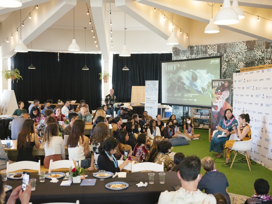 Selected students attended film screenings and an awards ceremony last month. Auli‘i Cravalho also led a Q&A session as part of the program.