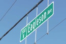 New street sign at the corner of Eagleson Avenue and 10th Street. City workers began installing street signs Monday.
