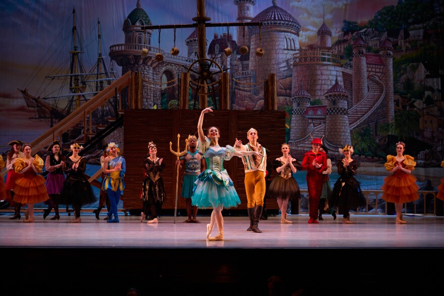 balllet artists on stage