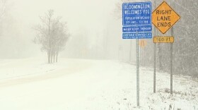 Monroe County was under a travel warning Monday morning.