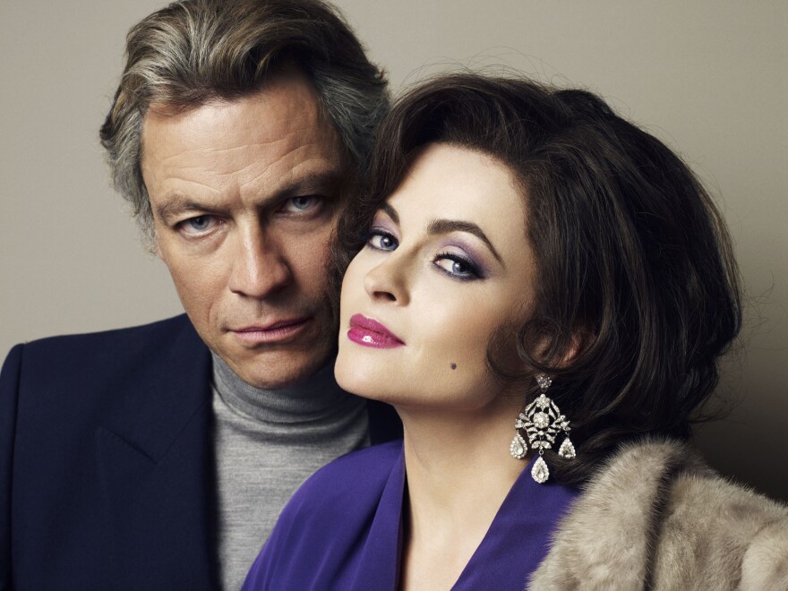 Dominic West and Helena Bonham Carter in <em>Burton And Taylor</em>.