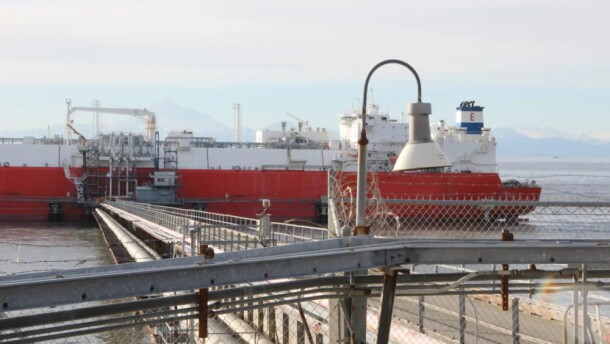 a natural gas tanker