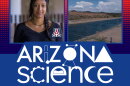(Left) University of Arizona environmental sciences professor Neha Gupta. (Right) entral Arizona Project site, July 2021.