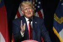 Former President Donald Trump speaks at the North Carolina Republican Convention Saturday, June 5, 2021, in Greenville, N.C. (AP Photo/Chris Seward)