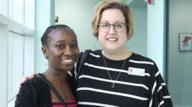 Brittani Bellamy (l) and Gina Berko Solomon. Photo: Matthew Peddie, WMFE