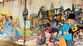 Graffiti at Pillsbury plant.
