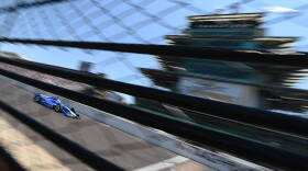 Tony Kanaan during practice for the 100th Running of the Indy 500 presented by PennGrade Motor Oil.