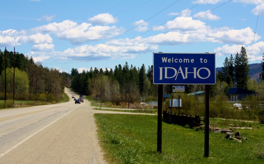 sign, Idaho