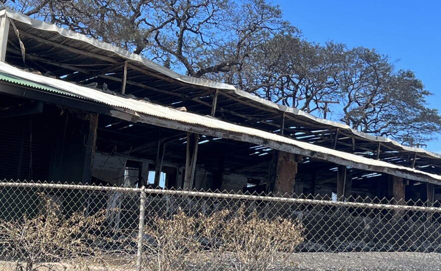 King Kamehameha III Elementary School has been destroyed by the wildfires. The school was located on Front Street.