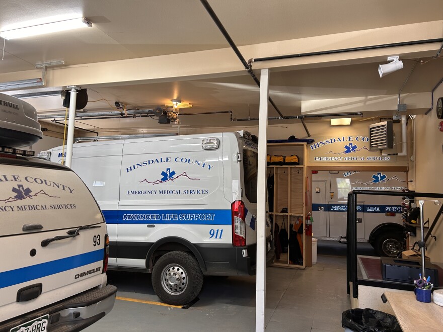 A look inside the inside Hinsdale County ambulance barn