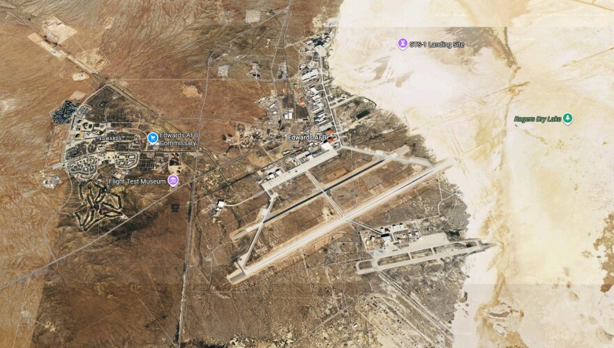 Edwards Air Force Base aerial view