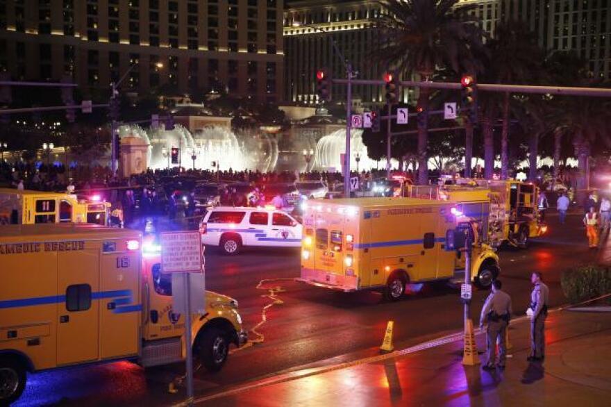 <p>One person was killed and several others injured along Las Vegas Boulevard in December when a car ran up onto a busy sidewalk.</p>