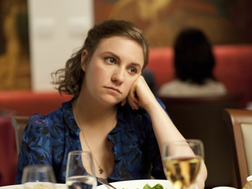 Lena Dunham stars in HBO's new series, <em>Girls</em>, premiering April 15.