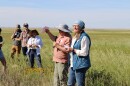 Vilicus Farm owners Doug Crabtree and Anna Jones-Crabtree speak at the Intersections of Farming, Climate, and Health summit. The two-day event focused on how farming practices can support human and environmental health.