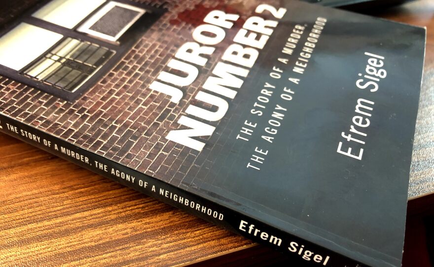 The book tells the story of a murder from the perspective of juror number two. 